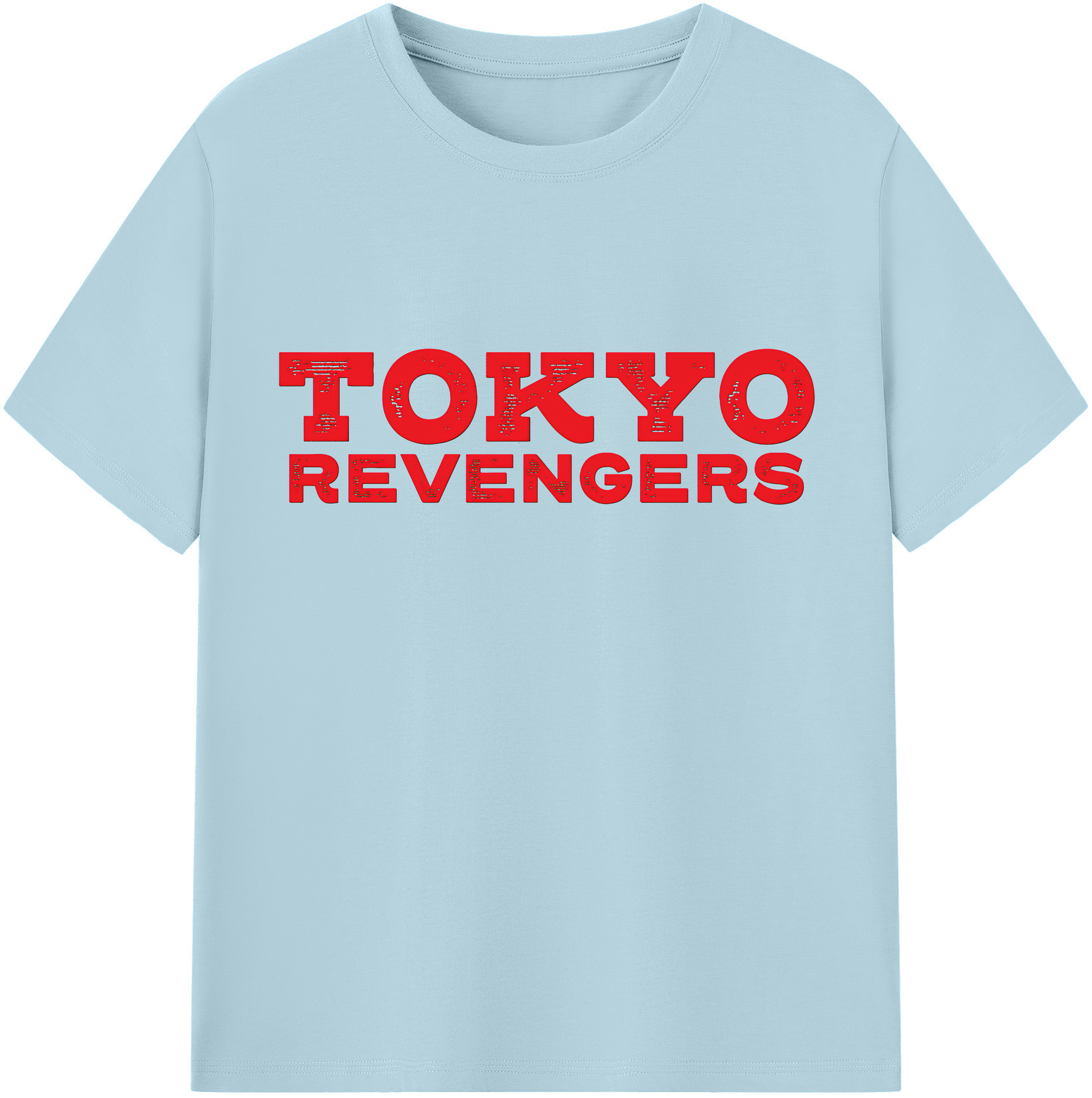 （画像用） 東京リベンジャーズ Tokyo Revengers 綿100％半袖Tシャツ（フロントプリント）